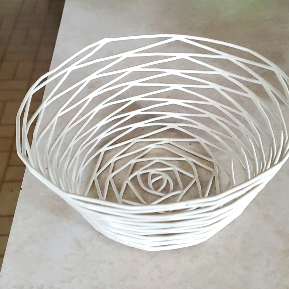 White open wire basket